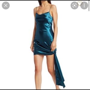 Cinq a Sept hammered satin Ryder dress